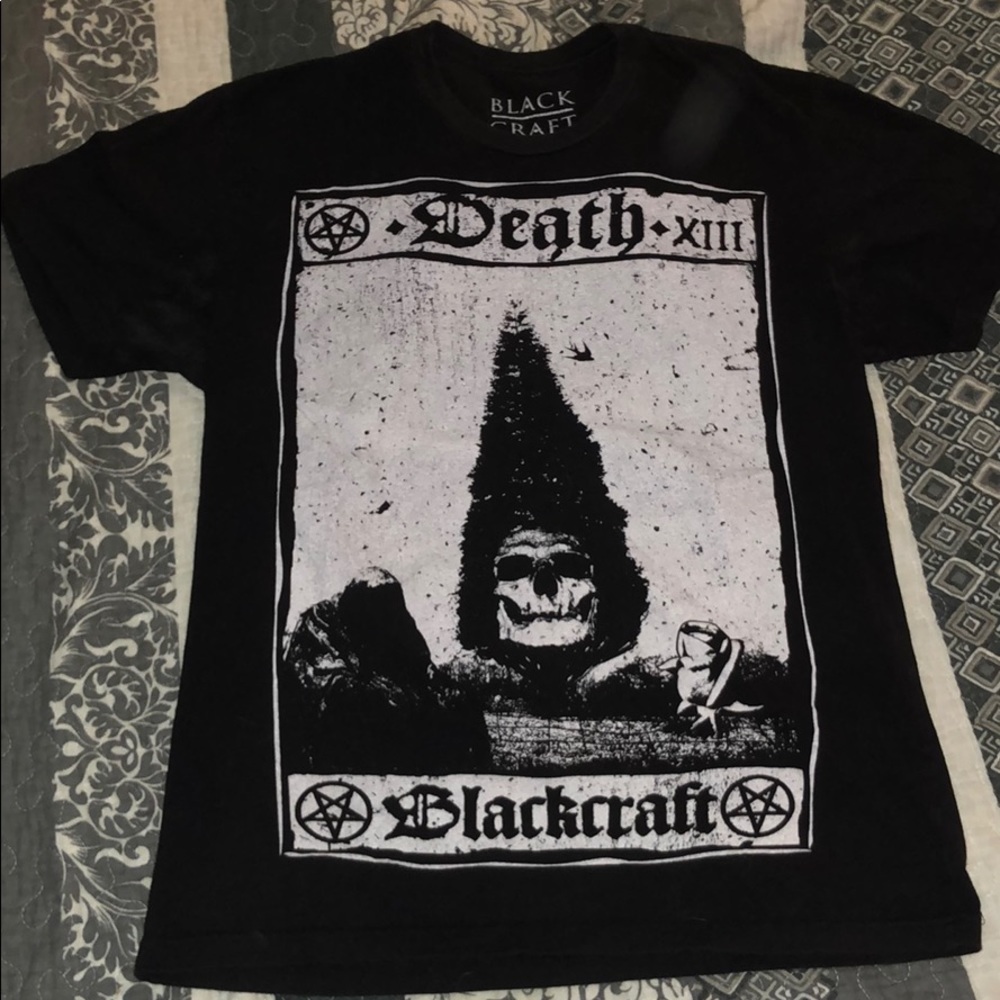 Blackcraft cult DEATH tarot card tee.